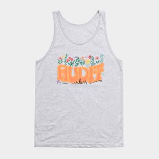 Retro Floral Audit Vibes Tank Top